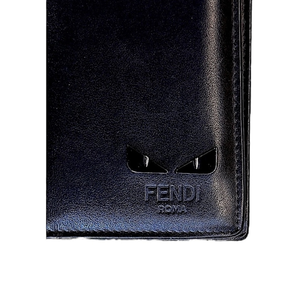 Fendi Monster Eyes Black Long Wallet - Picture 4 of 7